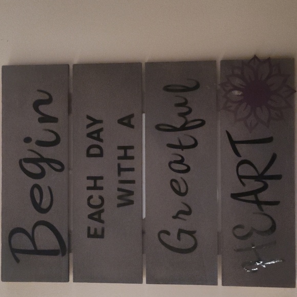 Other - Grateful Heart Decorative sign